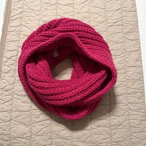 Banana Republic Fuchsia Knit Infinity Scarf